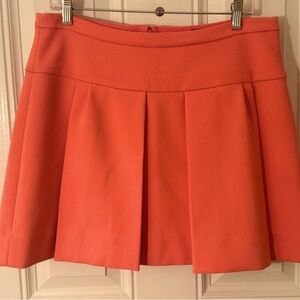 J. Crew Vibrant Coral Pink A-Line Skirt